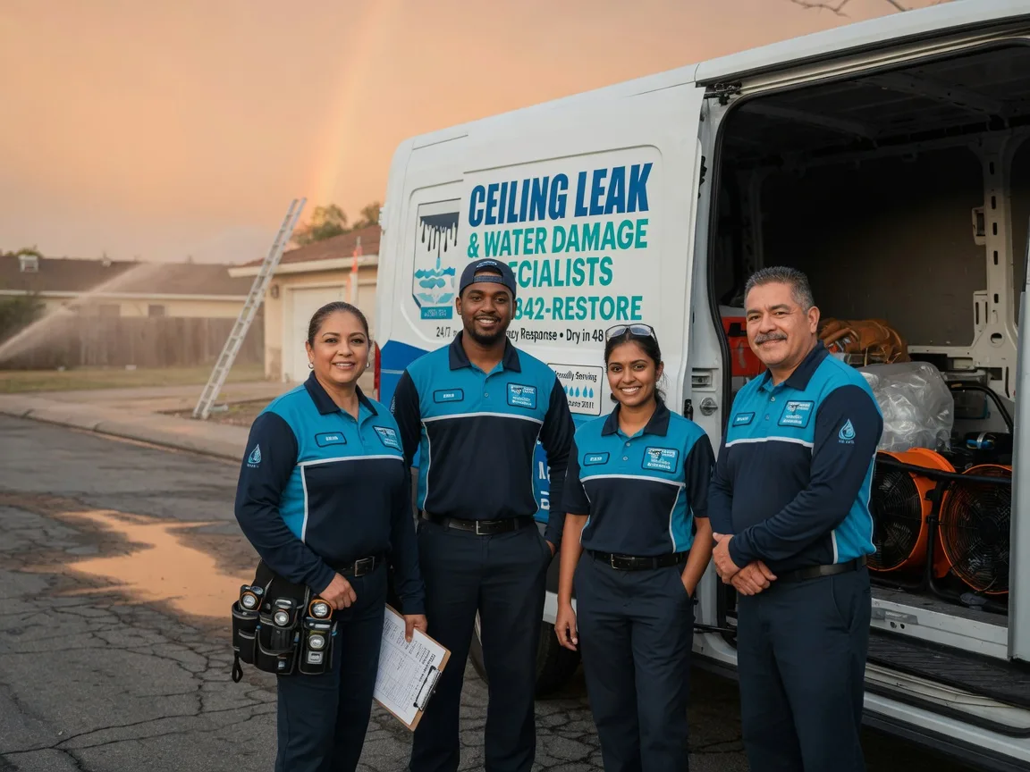 Ceiling Leak Cleanup company in Celeste, TX
